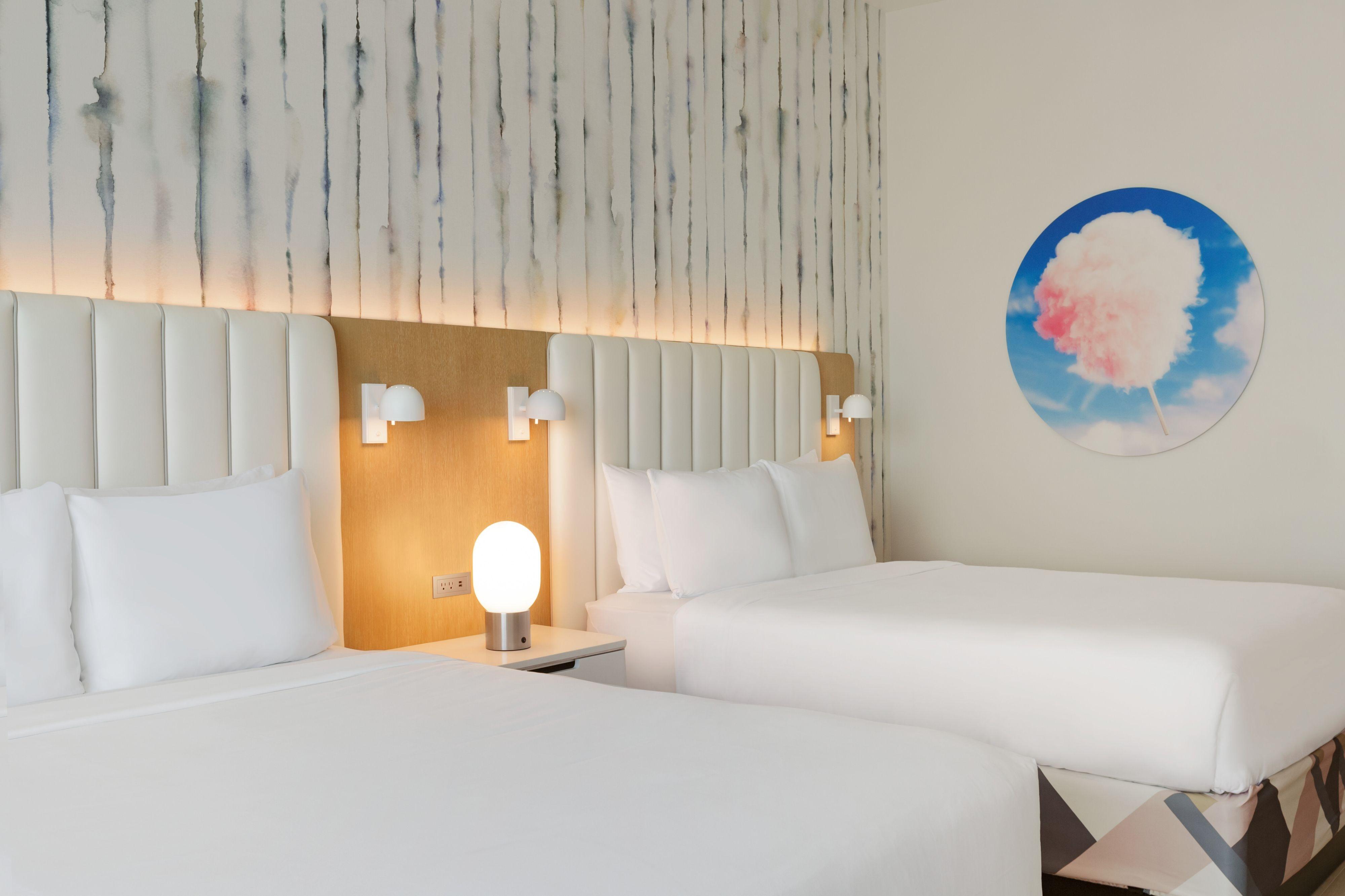 Queen Room with Two Queen Beds and Park View - Hearing Accessible